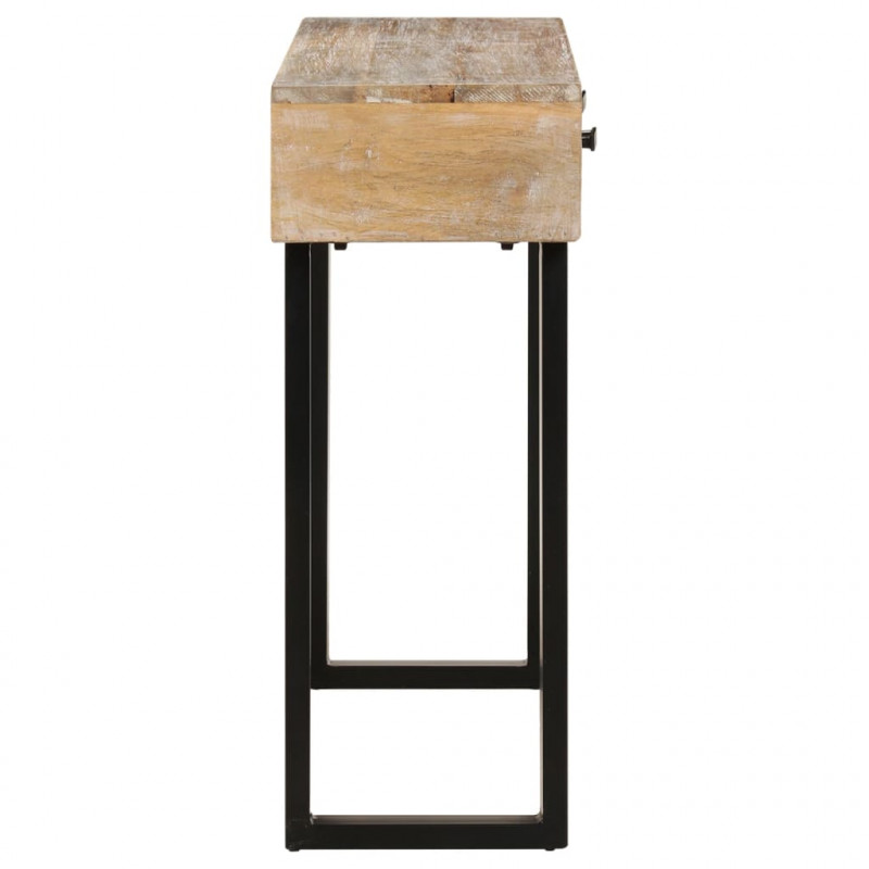 Stolik konsolowy, 100x30x75 cm, lite drewno mango