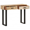 Stolik konsolowy, 100x30x75 cm, lite drewno mango
