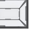 Stolik konsolowy, przezroczysty, 180x35x75,5cm, szkło hartowane