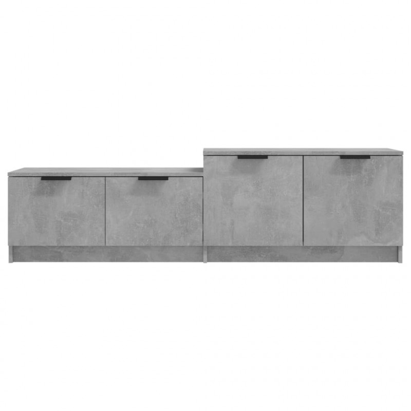 Szafka pod telewizor, szarość betonu, 158,5x36x45 cm