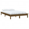 Rama łóżka, miodowy brąz,160 x 200 cm, lite drewno sosnowe
