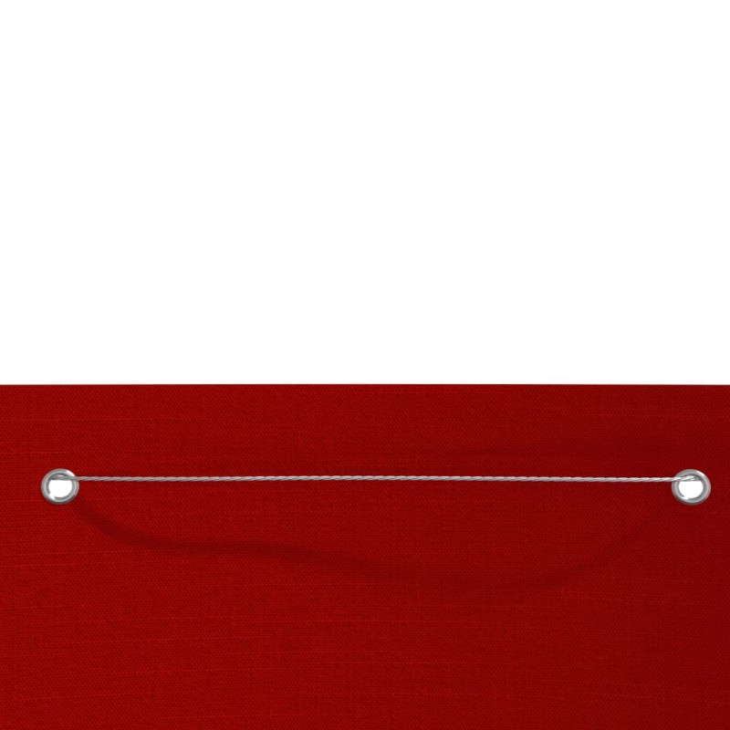 Parawan balkonowy, czerwony, 120x240 cm, tkanina Oxford
