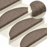 Samoprzylepne nakładki na schody, 5 szt., kremowe, 65x21x4 cm