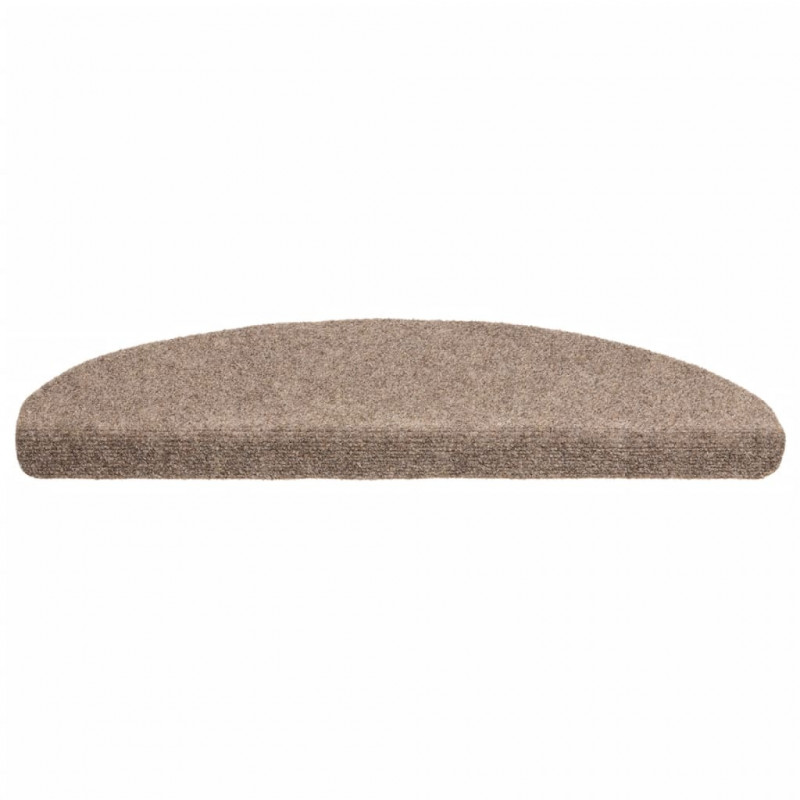 Samoprzylepne nakładki na schody, 5 szt., kremowe, 65x21x4 cm
