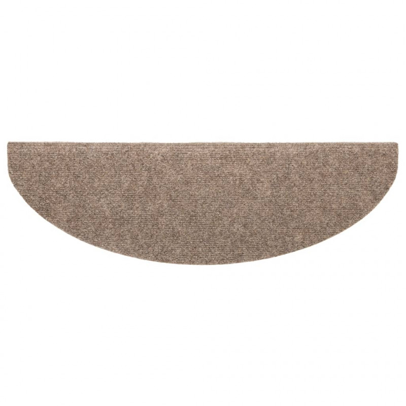 Samoprzylepne nakładki na schody, 5 szt., kremowe, 65x21x4 cm