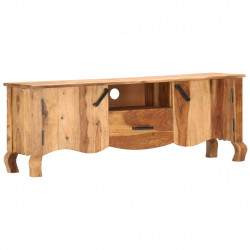 Szafka pod telewizor, 115x30x42 cm, lite drewno