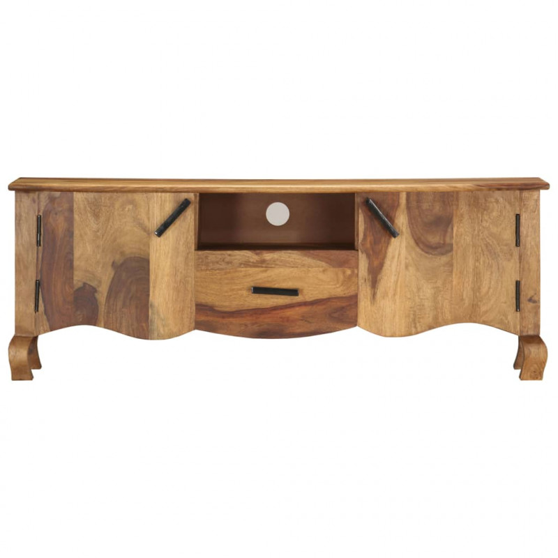Szafka pod telewizor, 115x30x42 cm, lite drewno
