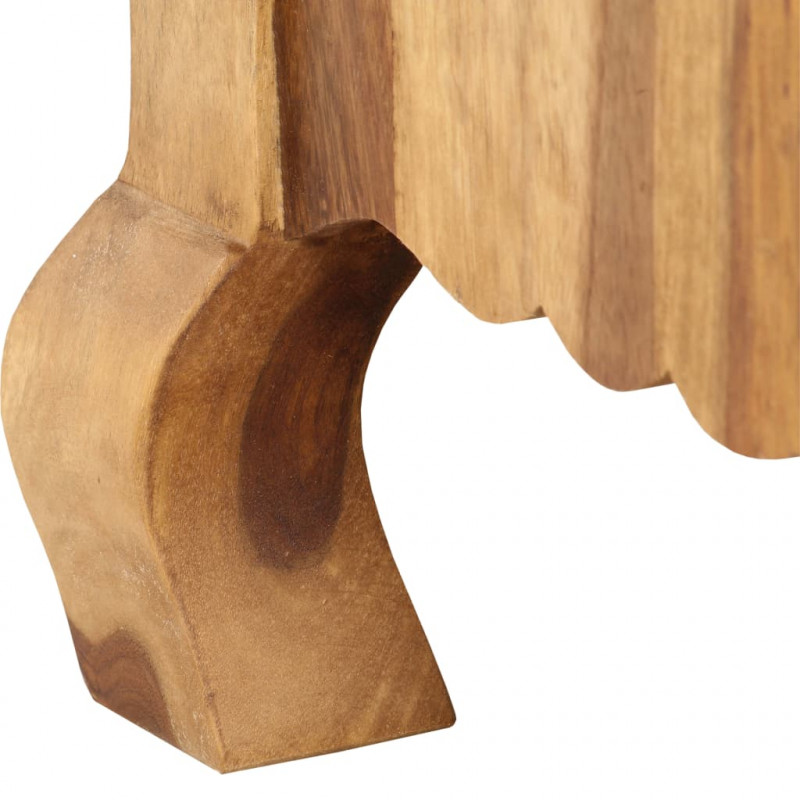 Szafka pod telewizor, 115x30x42 cm, lite drewno