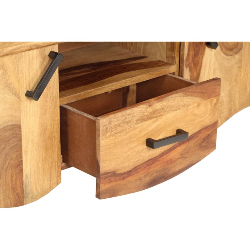 Szafka pod telewizor, 115x30x42 cm, lite drewno