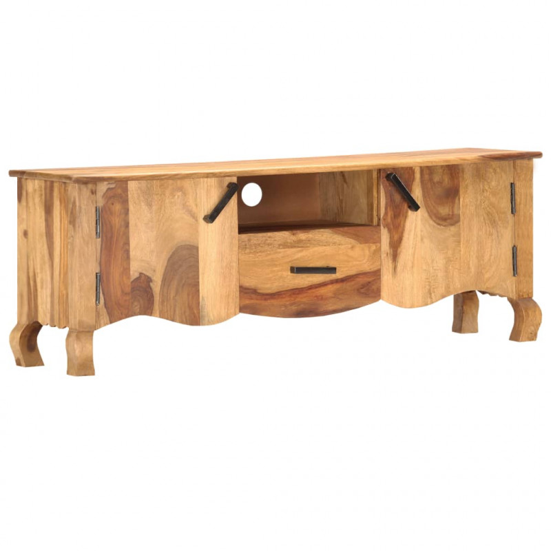 Szafka pod telewizor, 115x30x42 cm, lite drewno