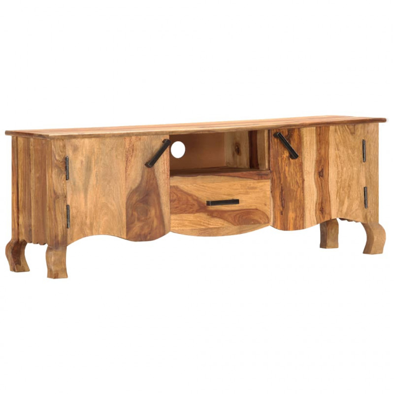 Szafka pod telewizor, 115x30x42 cm, lite drewno