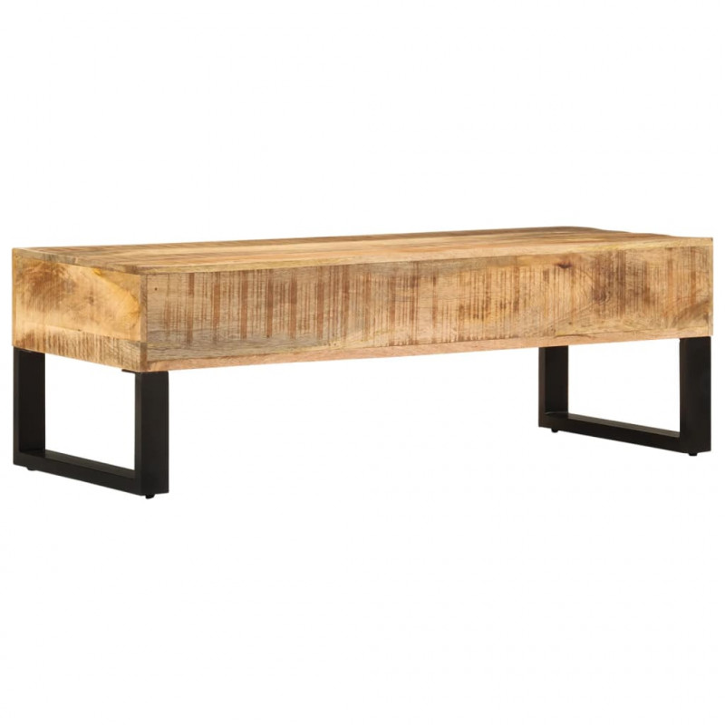 Stolik kawowy, 110 x 50 x 38 cm, lite drewno mango