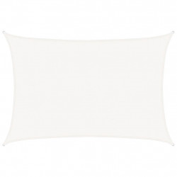 Żagiel przeciwsłoneczny, 160 g/m², biały, 5x7 m, HDPE