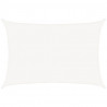 Żagiel przeciwsłoneczny, 160 g/m², biały, 5x7 m, HDPE