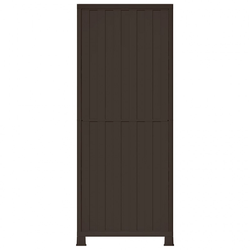 Szafka plastikowa, 68x39x171,5 cm, motyw rattanu