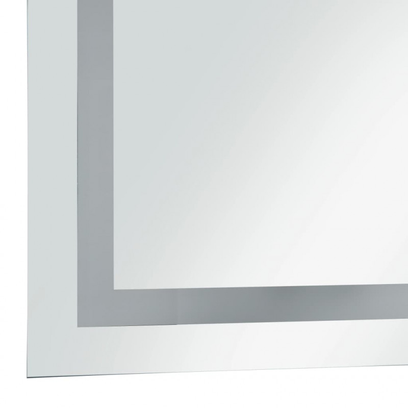 Ścienne lustro łazienkowe z LED i czujnikiem dotyku, 60x100 cm