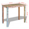 Stolik barowy, lite drewno z odzysku, 115x60x107 cm