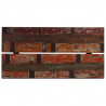 Stolik barowy, lite drewno z odzysku, kolorowy, 150x70x107 cm
