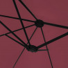 Podwójny parasol ogrodowy, bordowy, 449x245 cm
