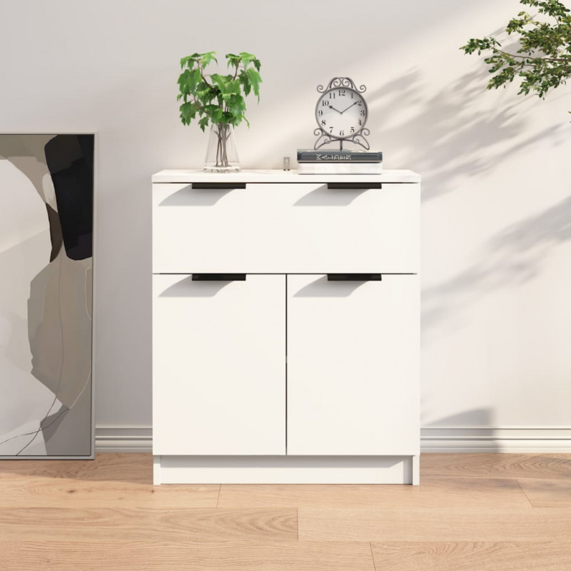 Szafka, biała, 60x30x70 cm, materiał drewnopochodny