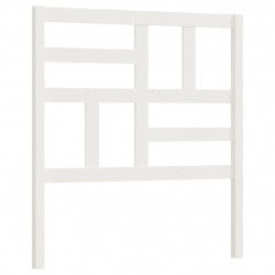 Wezgłowie łóżka, białe, 81x4x104 cm, lite drewno sosnowe