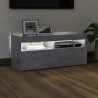 Szafka pod TV z oświetleniem LED, szarość betonu, 90x35x40 cm