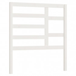 Wezgłowie łóżka, białe, 106x4x104 cm, lite drewno sosnowe