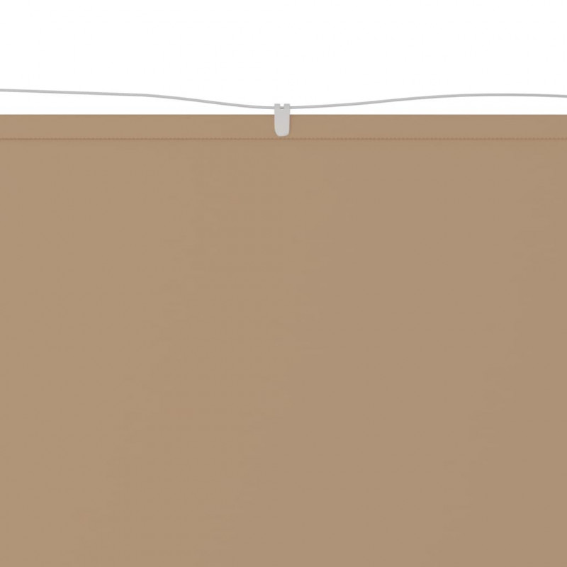 Markiza pionowa, kolor taupe, 180x1000 cm, tkanina Oxford