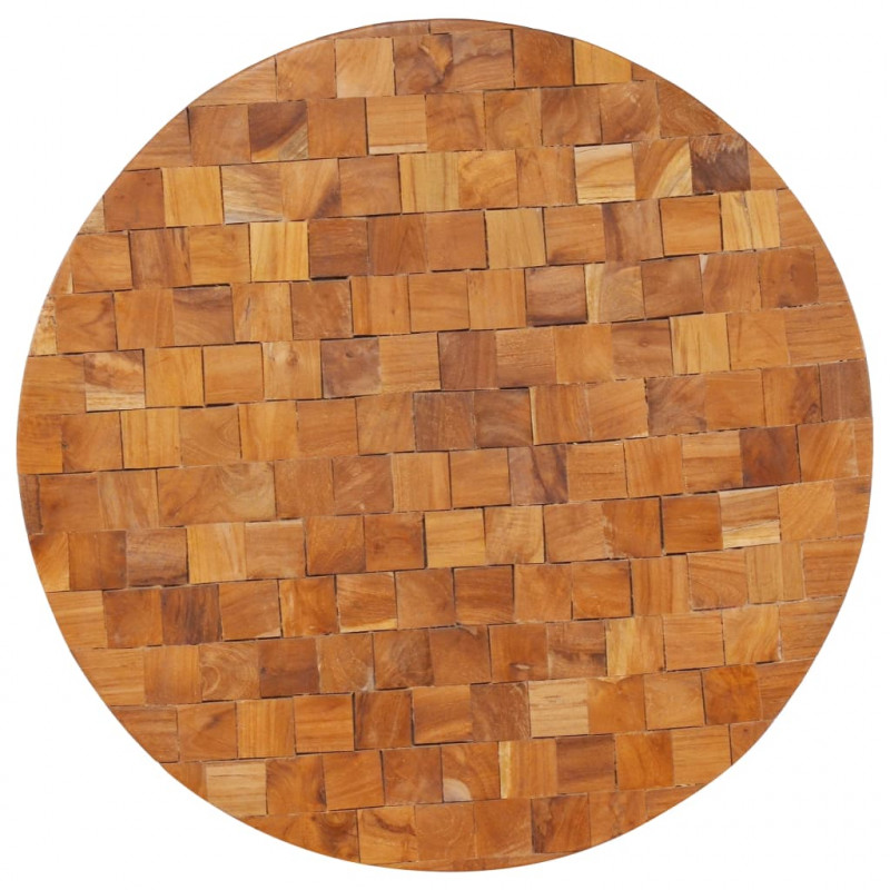 Stolik kawowy, 60 x 60 x 35 cm, lite drewno tekowe
