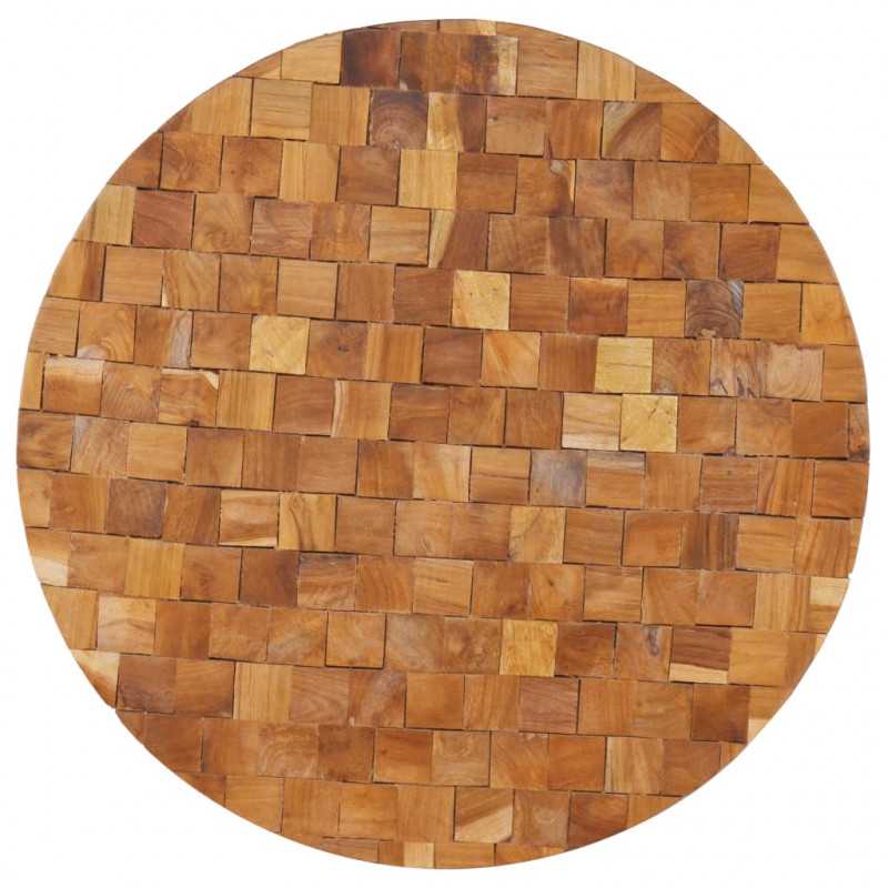 Stolik kawowy, 60 x 60 x 35 cm, lite drewno tekowe
