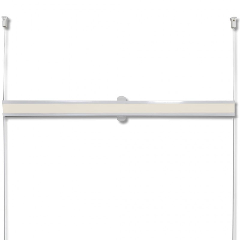 Roleta plisowana (70x200 cm), kremowa