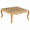 Stolik kawowy z litego drewna mango, 80x80x40 cm