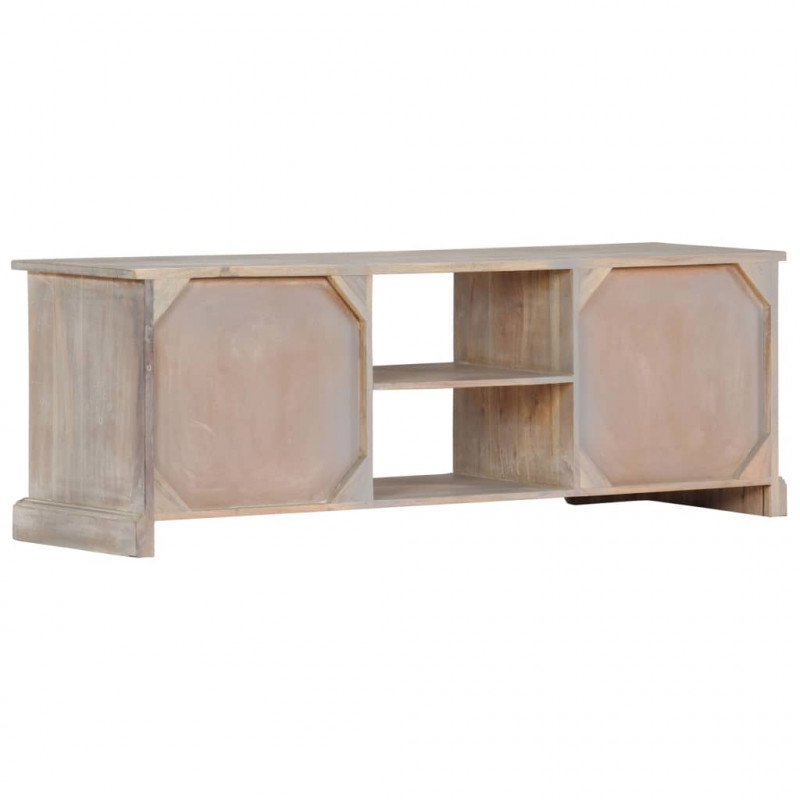 Szafka pod TV, 120x30x40 cm, lite drewno akacjowe