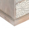 Szafka pod TV, 120x30x40 cm, lite drewno akacjowe