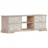 Szafka pod TV, 120x30x40 cm, lite drewno akacjowe
