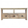 Szafka pod TV, 110x30x50 cm, lite drewno mango