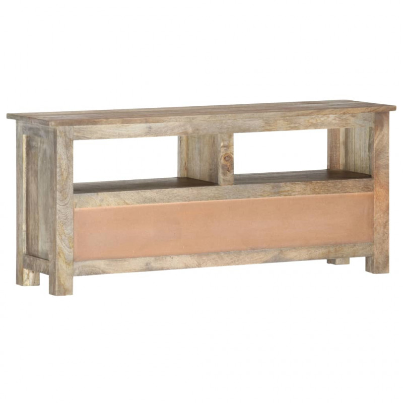 Szafka pod TV, 110x30x50 cm, lite drewno mango