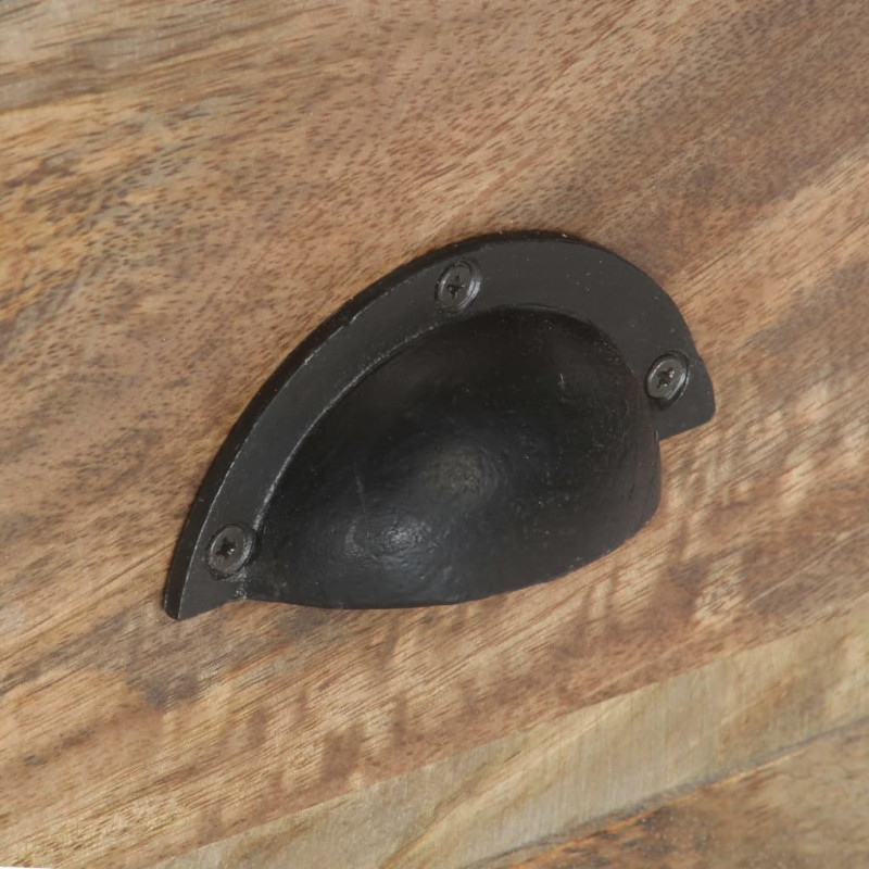 Szafka pod TV, 110x30x50 cm, lite drewno mango