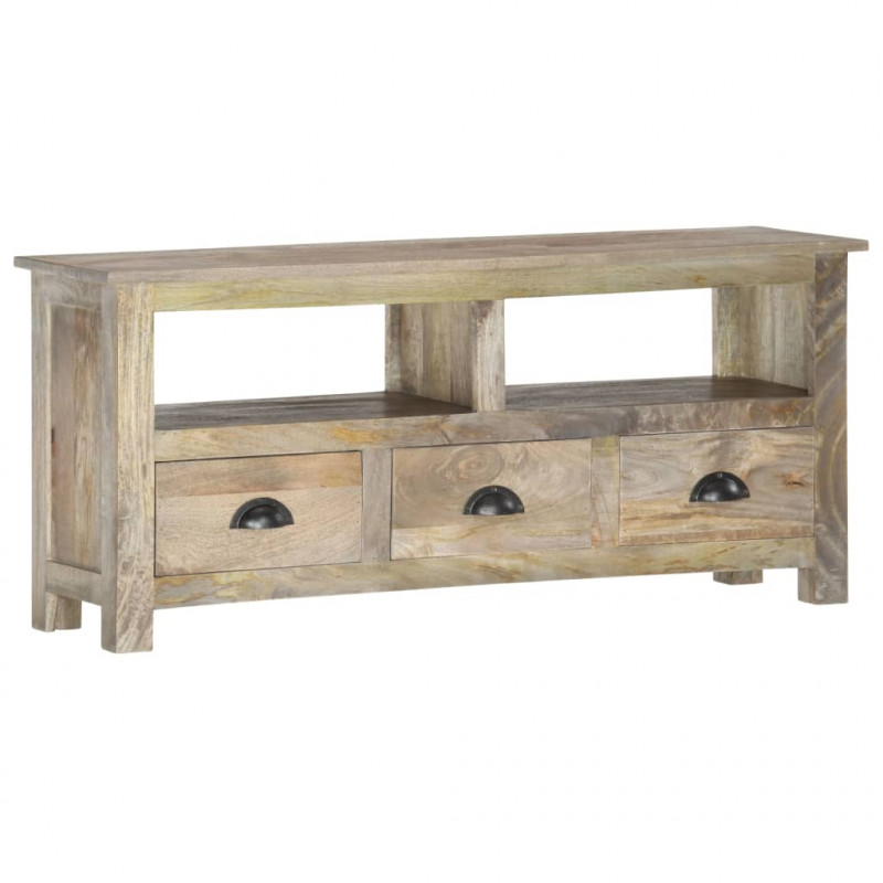 Szafka pod TV, 110x30x50 cm, lite drewno mango