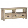 Szafka pod TV, 110x30x50 cm, lite drewno mango