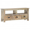 Szafka pod TV, 110x30x50 cm, lite drewno mango