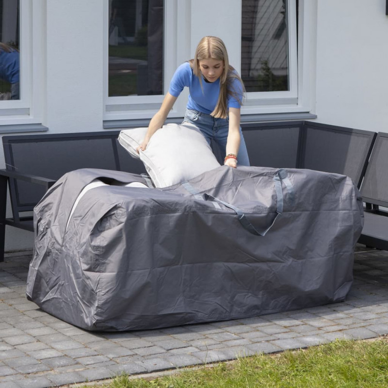 Madison Pokrowiec na poduszki ogrodowe, 175x80x60 cm, szary