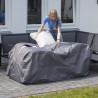 Madison Pokrowiec na poduszki ogrodowe, 175x80x60 cm, szary