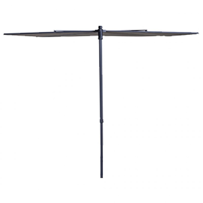 Madison Parasol balkonowy Sun Wave, 270 x 150 cm, jasnoszary