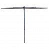 Madison Parasol balkonowy Sun Wave, 270 x 150 cm, jasnoszary
