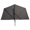 Madison Parasol balkonowy Sun Wave, 270 x 150 cm, jasnoszary