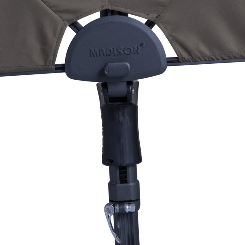 Madison Parasol balkonowy Sun Wave, 270 x 150 cm, jasnoszary