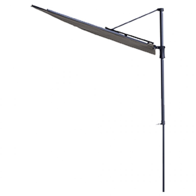 Madison Parasol balkonowy Sun Wave, 270 x 150 cm, jasnoszary