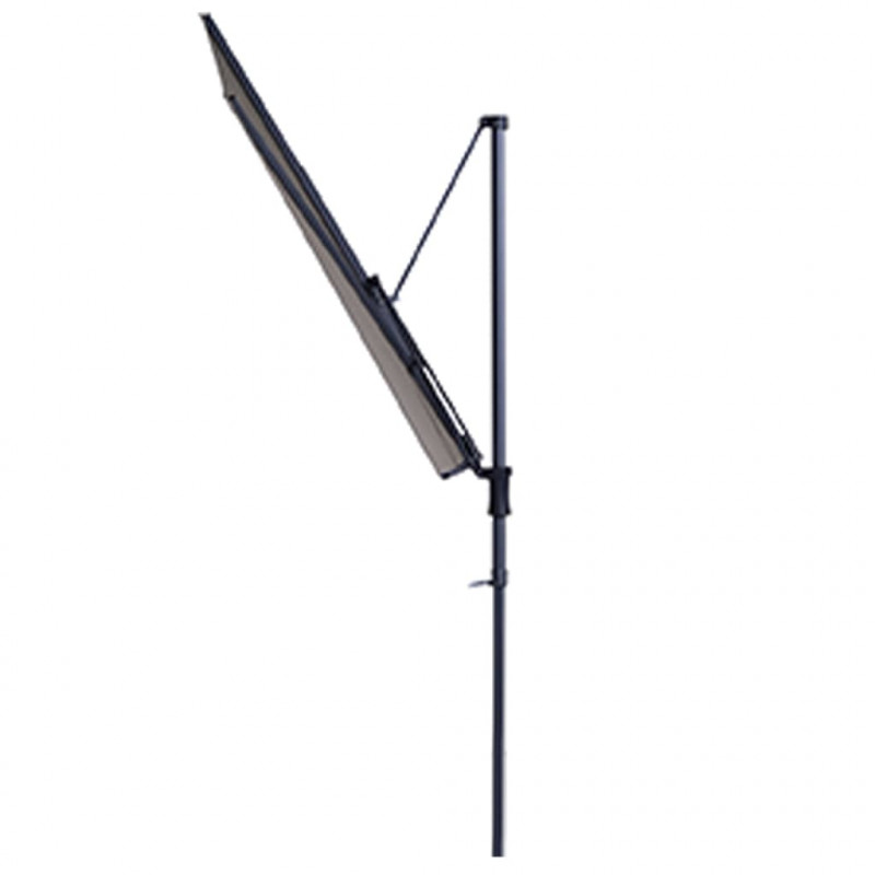 Madison Parasol balkonowy Sun Wave, 270 x 150 cm, jasnoszary