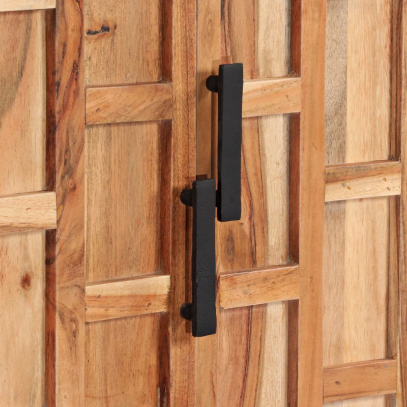 Szafka z litego drewna akacjowego, 145 x 40 x 80 cm
